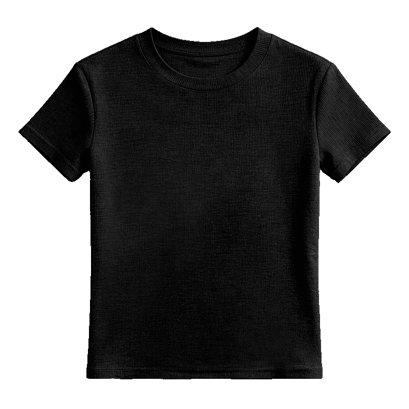 Urban Beauty Women's Slim Fit Short Sleeve T-Shirt Base Layer Four Seasons Wearable Fashionable 2026 New Black L