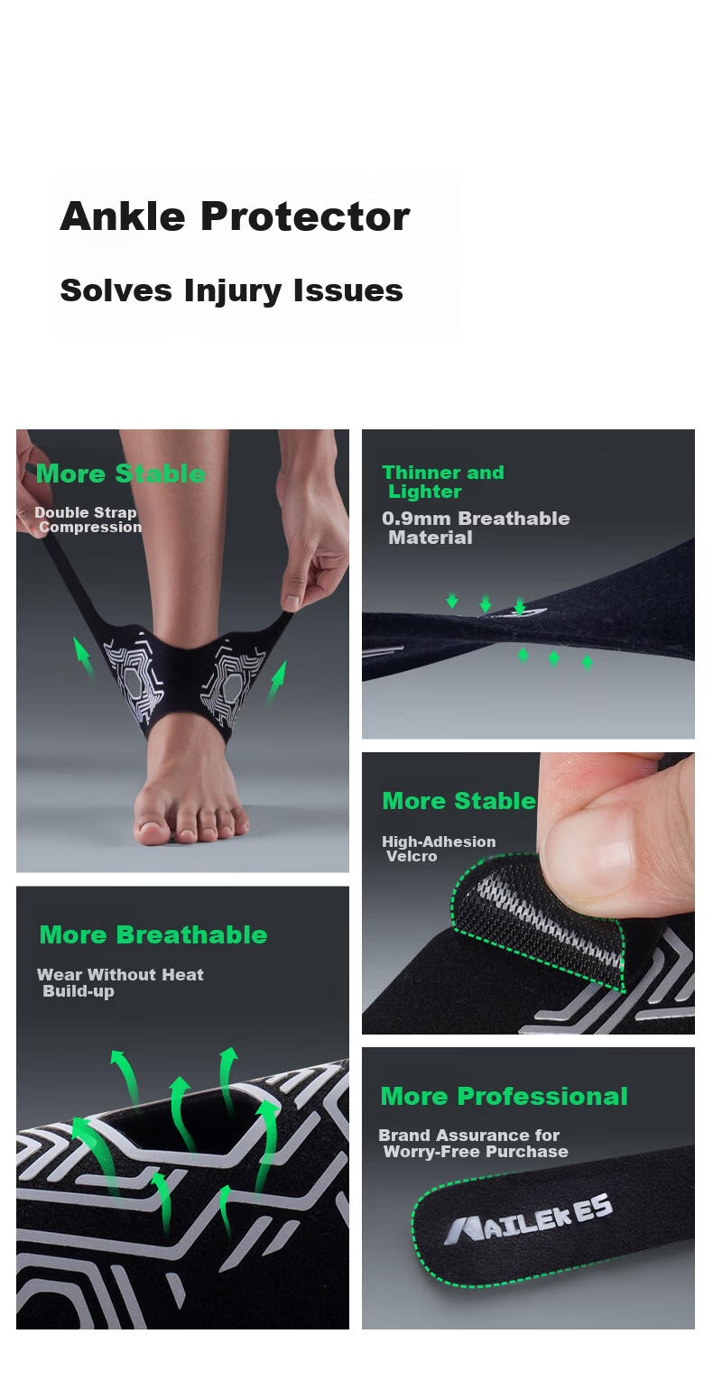 NAILEKESI N Sports Ankle Brace Ligament Injury Ankle Support Joint Stabilizer Sprain Basketball Ankle Sleeve Summer Thin Version 2