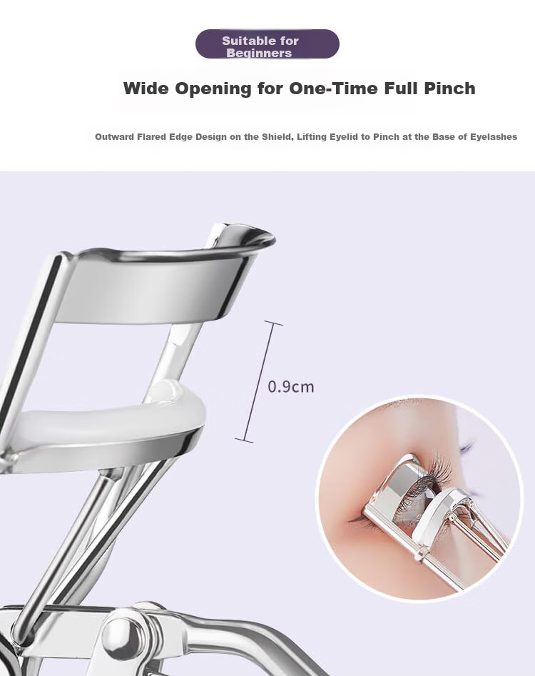 UPLUS Pink Electric Heated Eyelash Curler Rechargeable Long-lasting Curling Mother's Day Gift 8