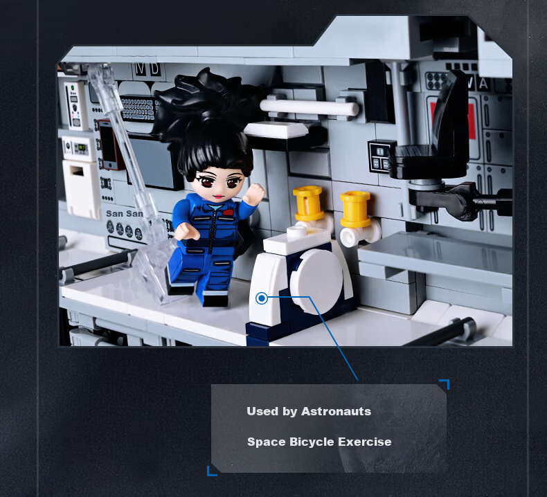 Keeppley Chinese Aerospace Building Blocks Large Assembly Model Tianhe Core Module Pillar Section Boys Gift 8