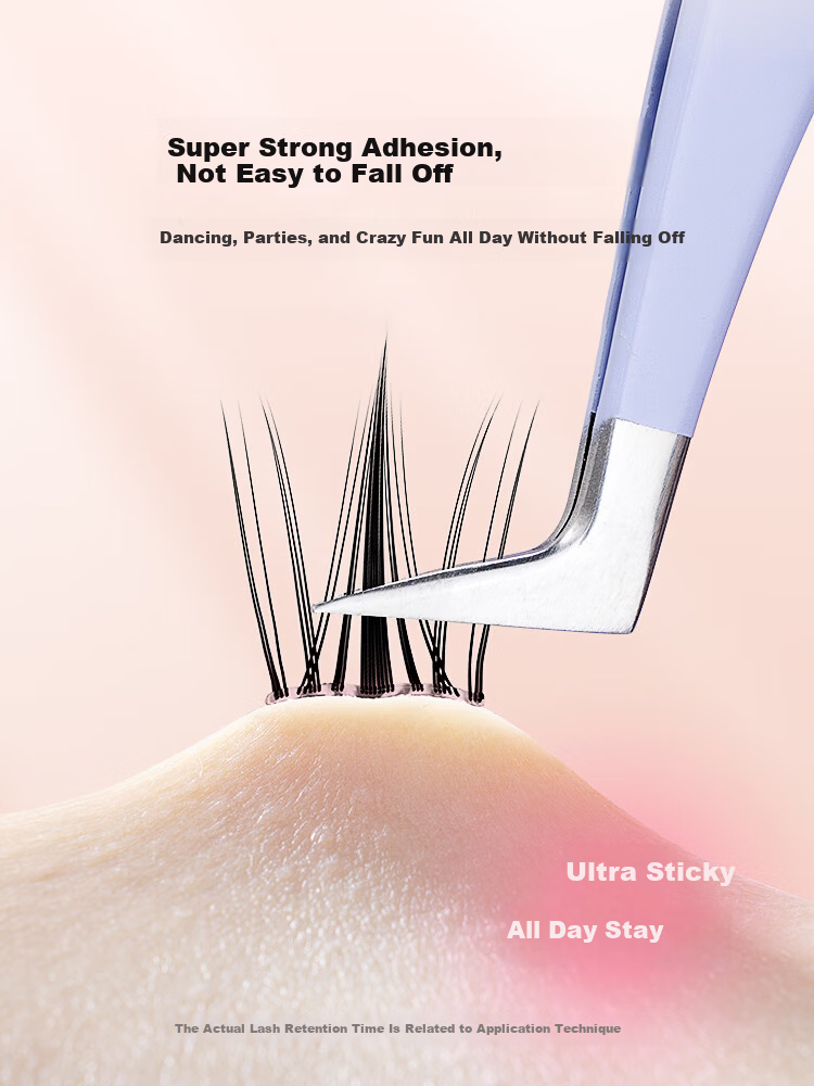 Meifuyu Glue-Free False Eyelashes Lazy Sunflower 96 Clusters Natural Self-Adhesive Eyelashes for Beginners Puffy Eyes MF8333 9