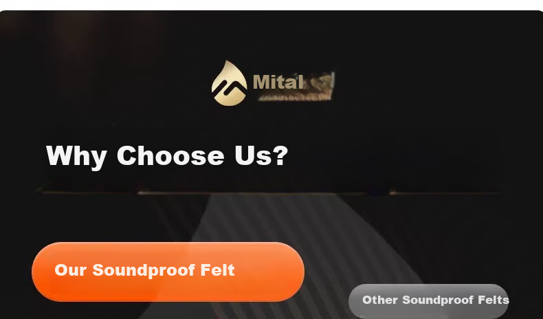Xuanjia Mital High-Density Damping Soundproof Felt Wall Shockproof KTV Special Eco-Friendly Flame-Retardant Silent Fabric Ceiling Soundproof Cotton Material 8