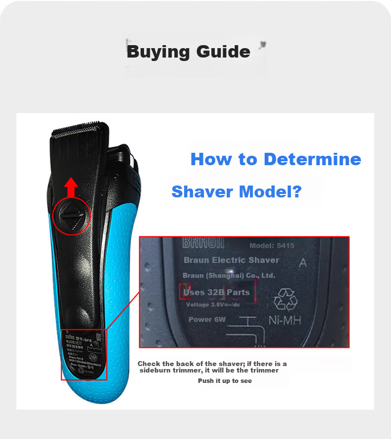 Donailun Replacement Braun Shaver 40B Cooling Blade Foil Compatible with CT2S/CT4S/CT4CC/CT5CC/5676 Heads Foil Screen Accessories 5