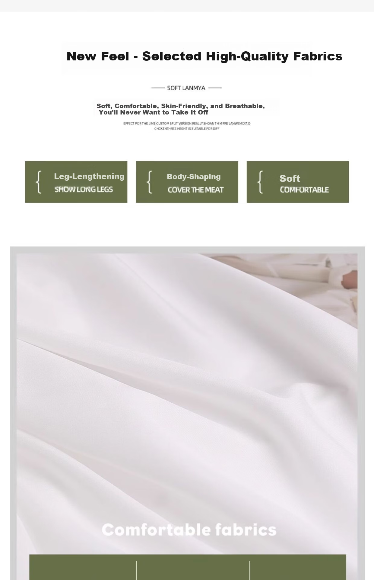 Jeanswest Women's Summer High-Waist Slimming Versatile Loose Peach Blossom Wrinkle Cake Skirt White M 9
