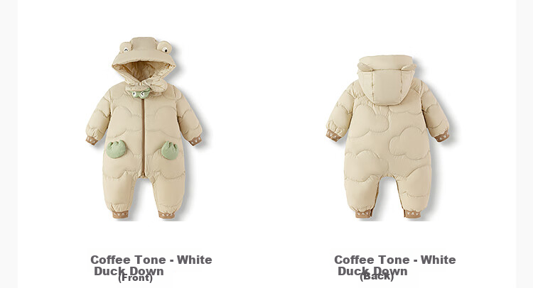 BALABALA Baby Kids Down Jacket Romper Winter Outwear Fashion [Mall Same Style] 200425120202 11