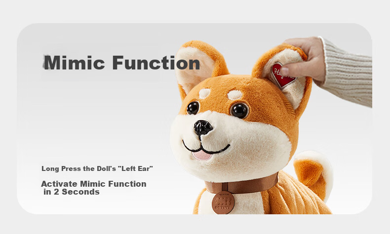 Babycare & bct Children's Plush Toy Dog Electronic Pet Husky Mi Doll Holiday Birthday New Year Gift West Highland Terrier 4