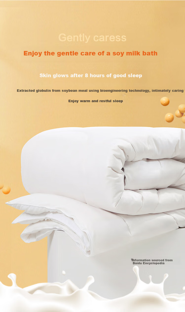 FUANNA Quilt A-Class Machine Washable Pure Cotton Knitted Ultra-Soft Naked Sleep Soybean Quilt Double Antibacterial Summer Quilt 200x230cm 4