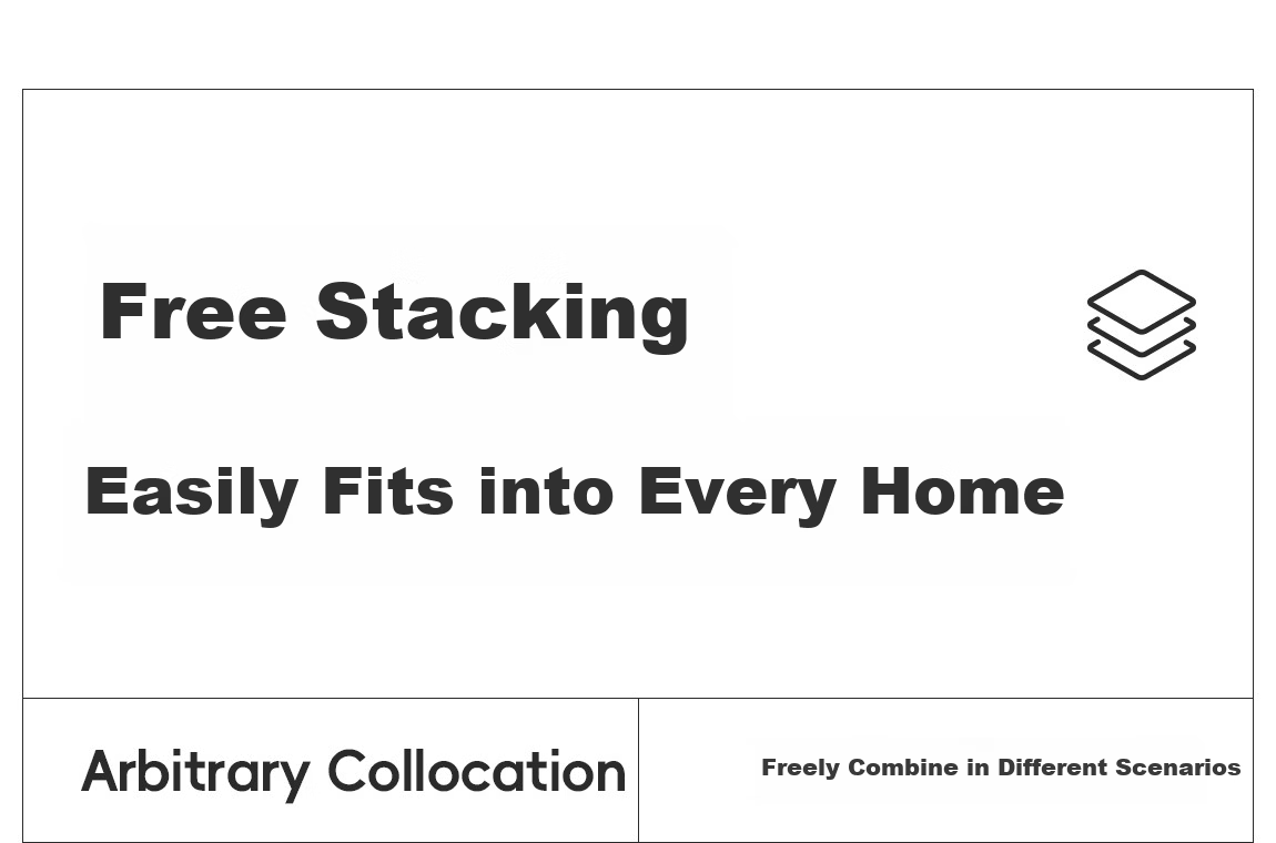 BabyViva DIY Stackable Storage Cabinet Children's Toy Storage Rack Living Room Snack Cabinet Bedroom Bookshelf Small Organizer 5