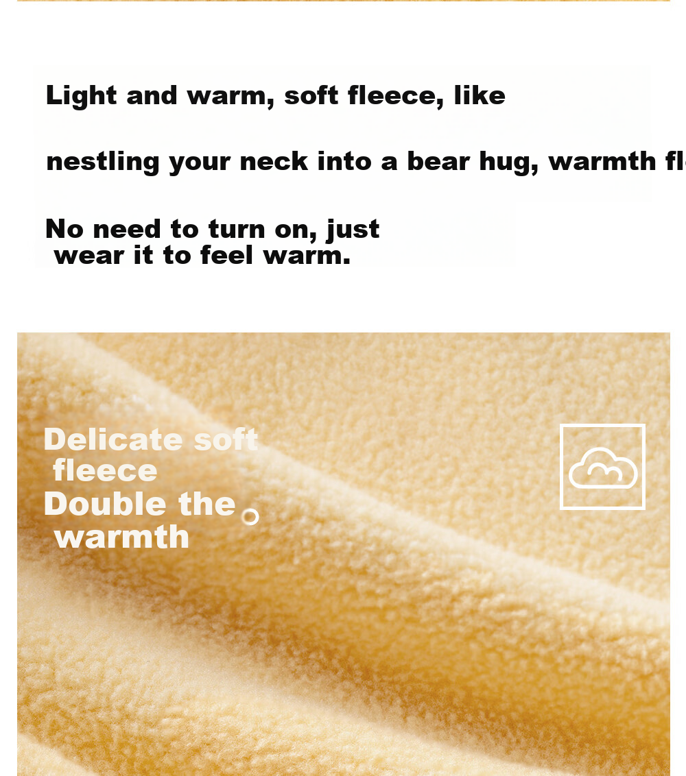 Beitais Children's Scarf Autumn Winter Baby Neck Warmer Windproof Fleece Neck Gaiter for Boys and Girls 6