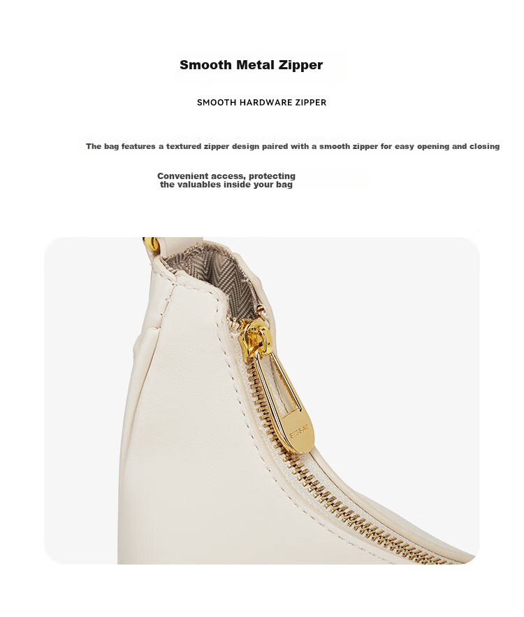 St&Sat Women's Bag 2026 New Fashion Versatile Crescent Shoulder Bag Underarm Handbag Birthday Gift 5