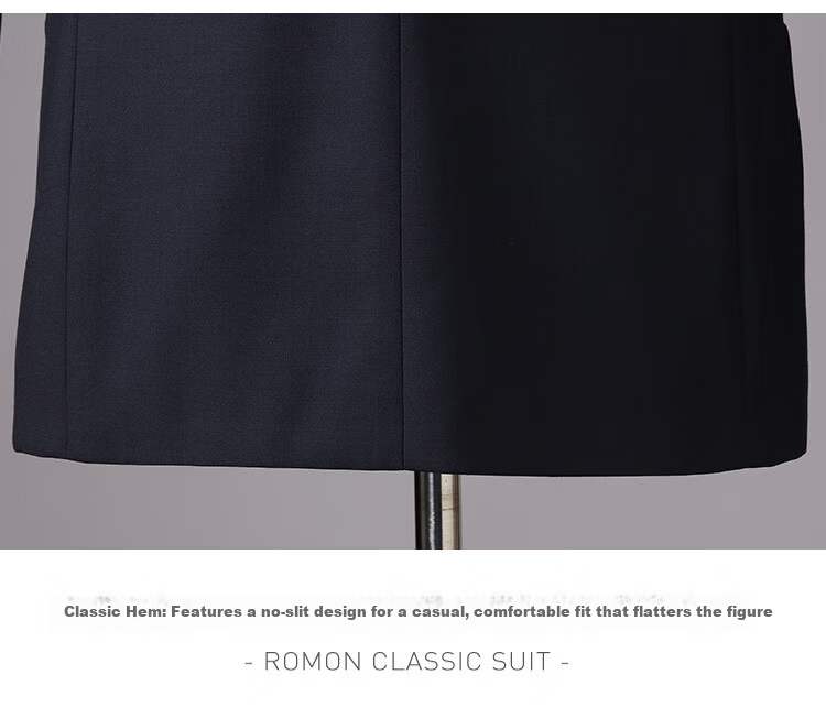 ROMON Zhongshan Suit Men's Wedding Tuxedo Stand Collar Dad Outfit New Chinese Style Groom Engagement Chinese Style Suit 14