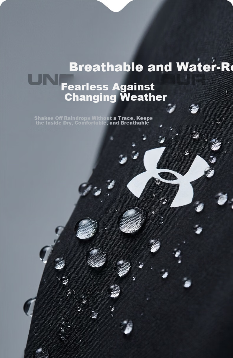 Under Armour Men's Sports Jacket, Summer New Style Sun Protection Clothing, Ice Silk Cool-Feeling Breathable Lightweight Outdoor Running Training Jacket 6