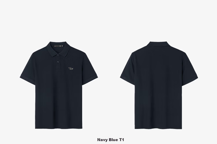 HLA Heilan Home Short Sleeve Polo 26 Light Business Chic Ageless Series Men's Summer Short Sleeve 9