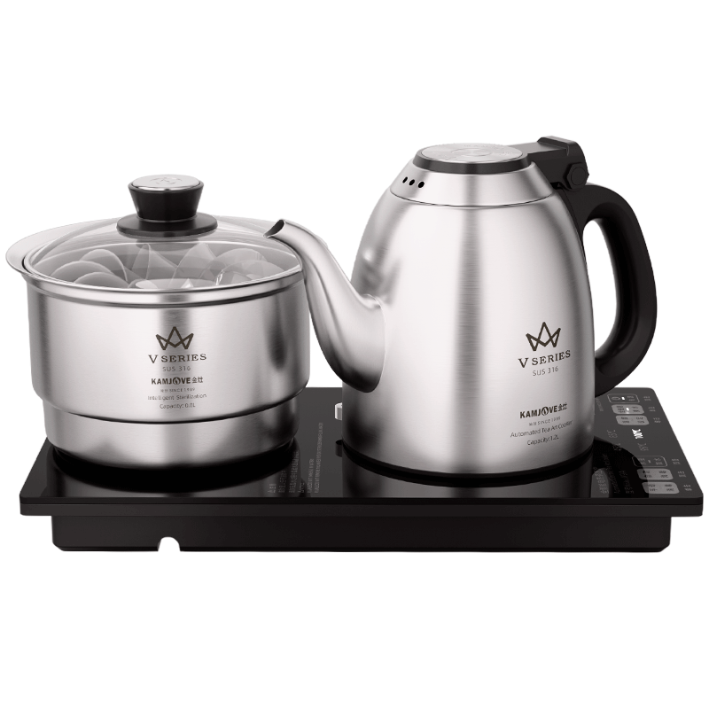 KAMJOVE Fully Automatic Water Filling Electric Kettle Tea Set Tea Table Kettle Integrated Hot Water Kettle Thermostatic Tea Kettle V9A
