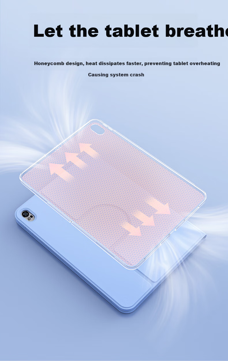 Pisen Huawei MatePad 11.5/11.5s Case 26/25/24 Models 360° Rotatable Horizontal and Vertical Lightweight Soft Blue Cover 5
