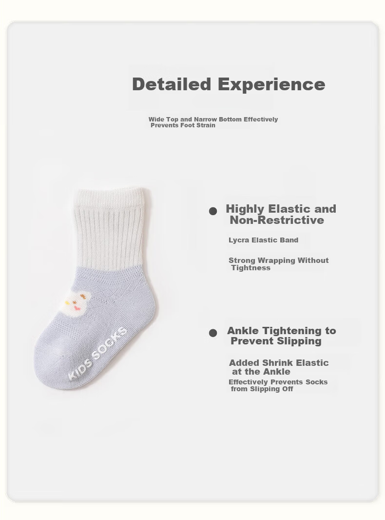 Five Cotton 3-Pair Baby Socks Summer Mesh Breathable Cartoon Seamless Candy Color Socks 10