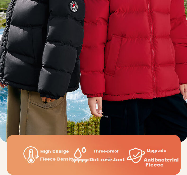 Zuoxi Children's down Jacket, 2025 New Style, Boys' Winter Warm And Cold-Resistant White Duck down Hooded Puffer Coat, Black, Size 150 4