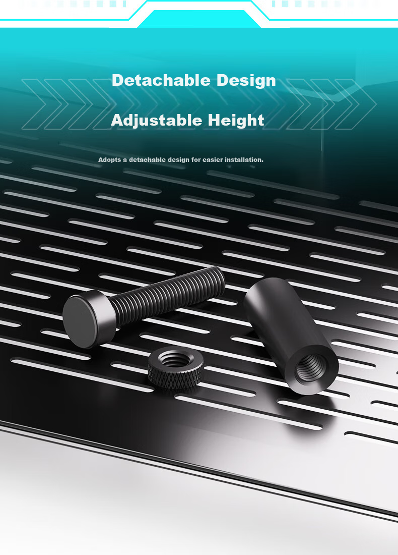 ANQULIFE Graphics Card Bracket ARGB Sync Magnetic Black Z-Shaped Jack Support Stand for Desktop PC Compatible with 40/50 Series AQ-B013 6