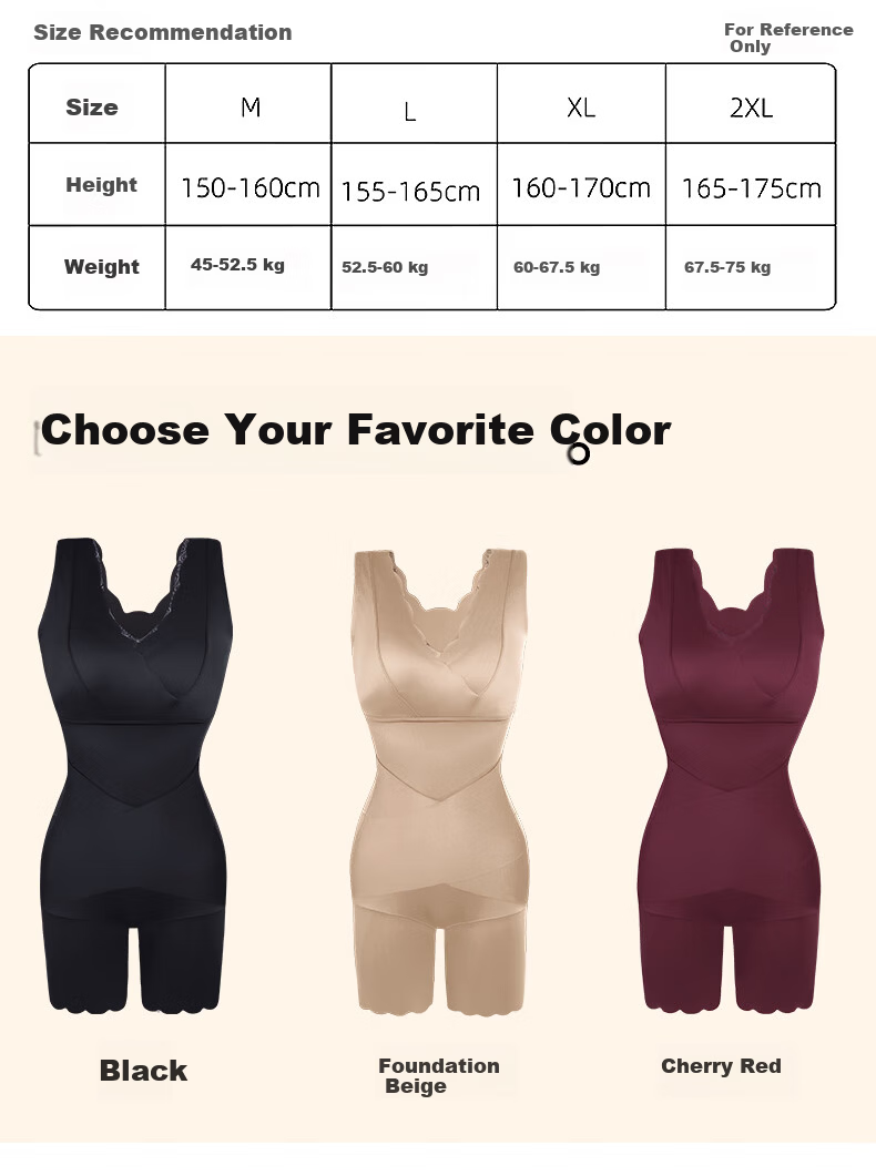 Tingmei Seamless Shapewear Bodysuit for Women, Tummy Control, Waist Shaping Pants, Waist Cincher, Bra-Free, Back Opening Slimming Garment, Black, Size L 19