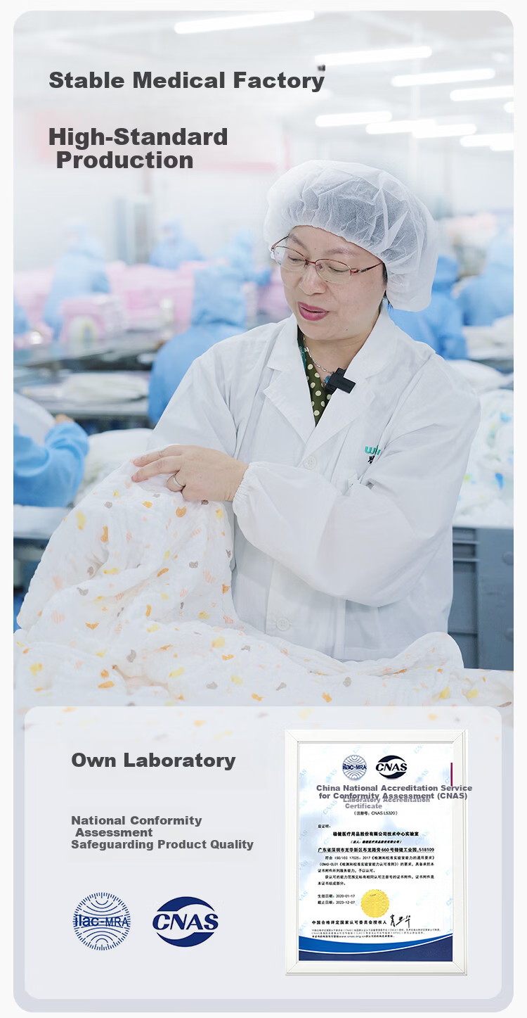 PurCotton Children's Bath Towel Pure Cotton Breathable Gauze Newborn Baby Bath Large Towel Panda Pattern 115cm 4