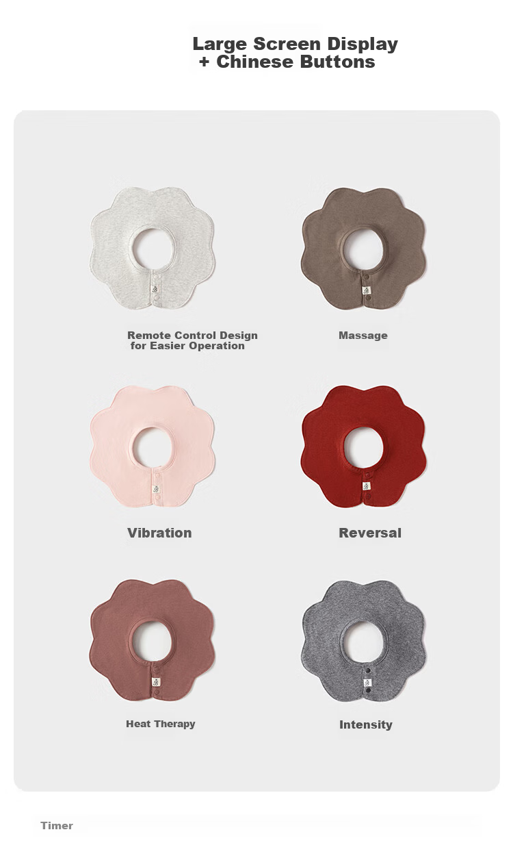 Babylove Baby Petal Bib Pure Cotton Class A Saliva Towel Newborn Anti-Spit-Up Solid Color Feeding Bib 11