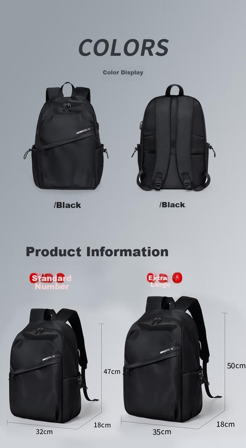 361° Men's Backpack Large Capacity Laptop Bag Business Commuter Travel Waterproof Lightweight School Bag 6