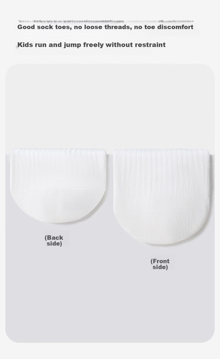 Jiusuiban Kids Girls Moisture-Wicking Long Calf Socks Cotton Sports School Socks for Older Children 6