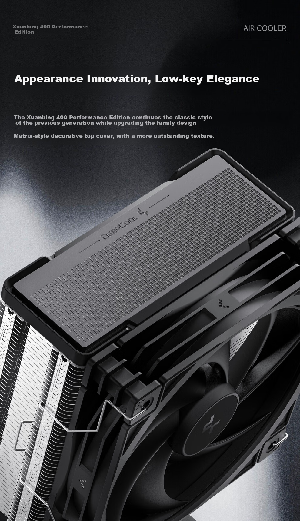 DEEPCOOL GAMMAXX 400 Performance Edition Black CPU Air Cooler / Upgraded Tower / Innovative Air Guide Ring Fan / Offset Heat Pipes for Memory Clearance / Multi-Platform Support 4