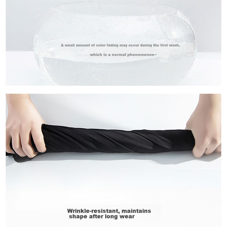 LangSha Wide-Leg Pants for Women, Spring And Autumn High-Waisted Draping Straight-Leg Elegant Slimming Black Trousers 13