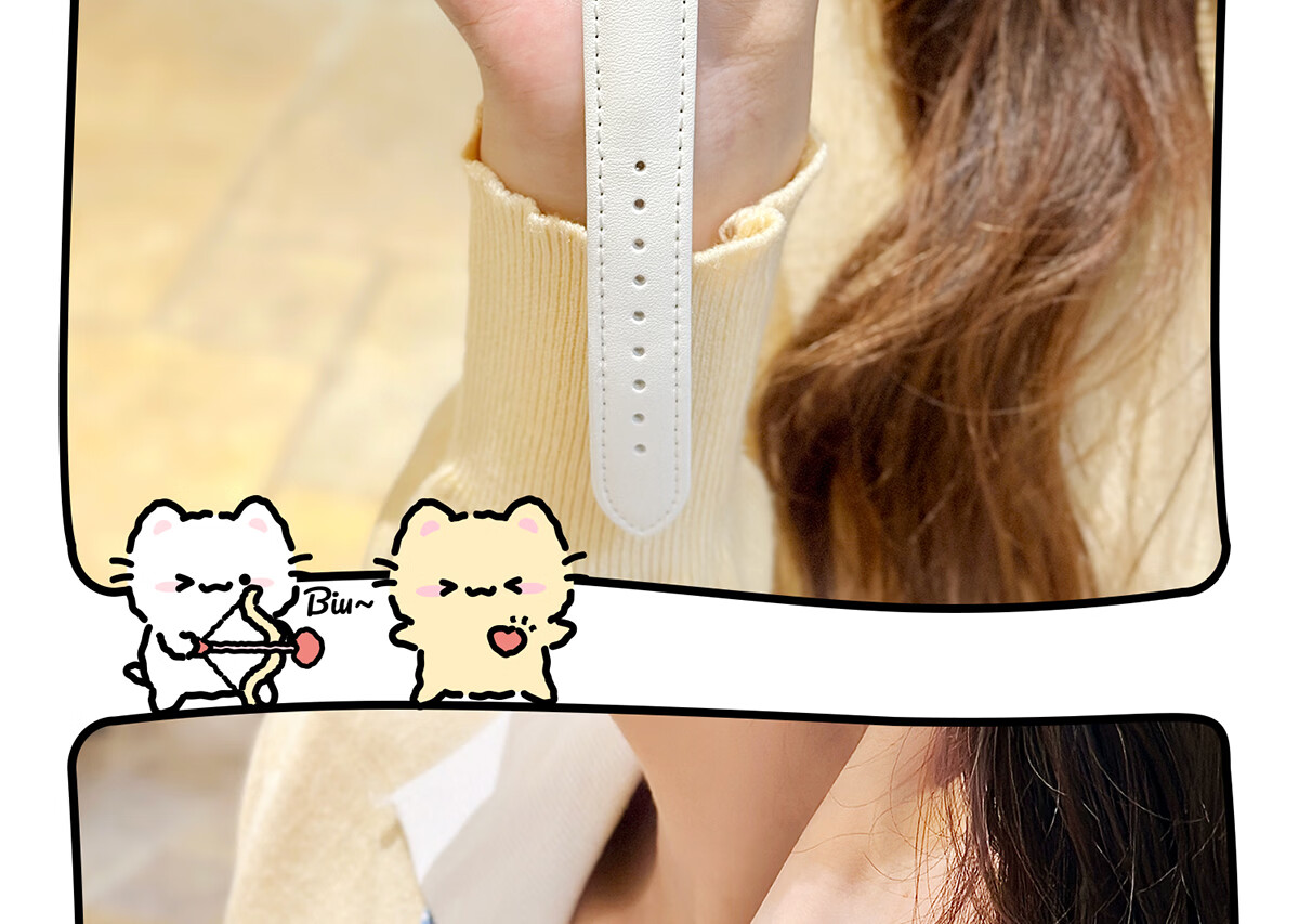 ZGO Women's Watch for Students, Cute Cat Design, Minimalist Style, High-Quality, Back-to-School Gift for Middle and High School Girls 19