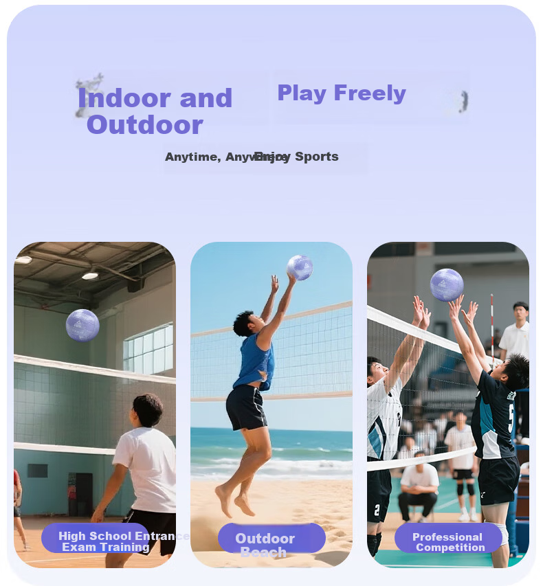 Peak Volleyball No.5 Official Junior High School Exam Training Hard Standard Volleyball Hot Pink 9