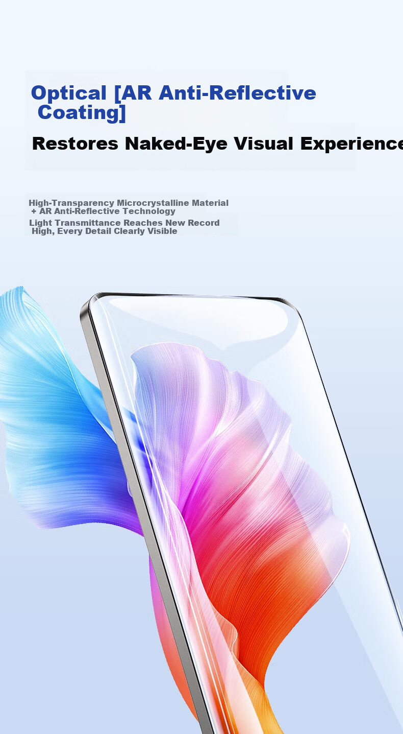 Smorss AR Anti-Reflective Ceramic Screen Protector for Honor Magic8 Pro/Porsche RSR Full Adhesive Ceramic Film Non-Tempered Eye Protection Anti-Fingerprint Dust Removal Film 10