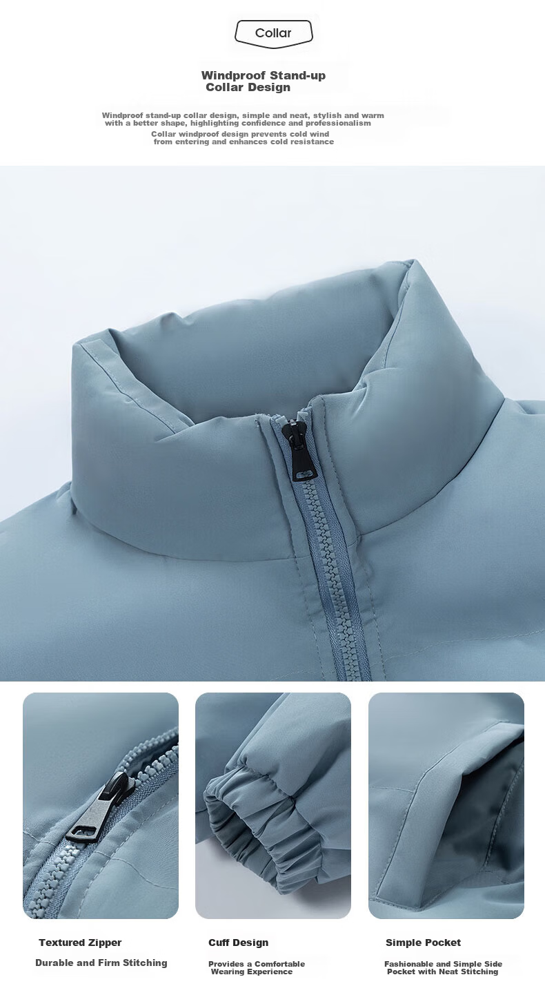 NASA MARVEL Men's Cotton Padded Jacket Winter Thick Warm Casual Trendy Couple's Coat 12