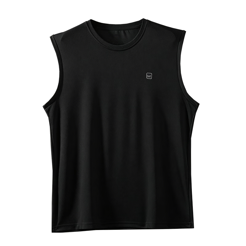 Miiow Men's Ice Silk Sleeveless Vest 10A Antibacterial Mesh Sports Fitness Tank Top Summer Father's Day Gift