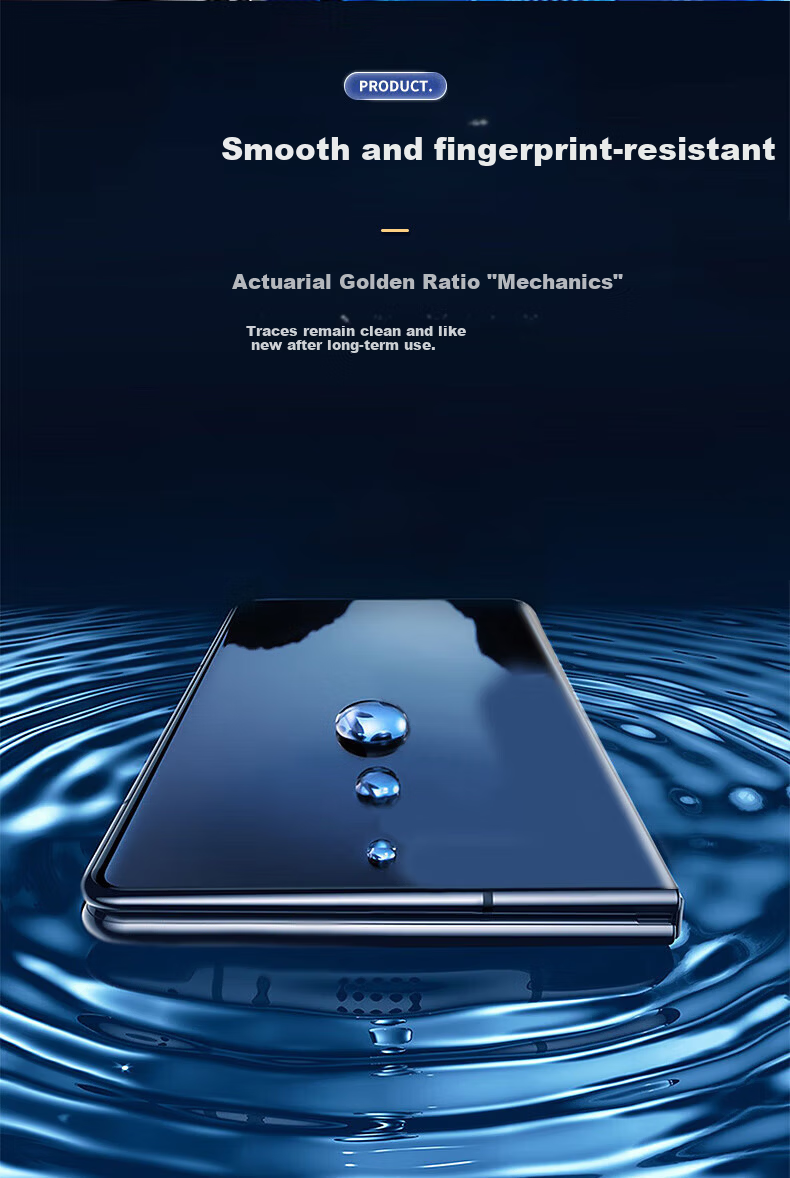 Langling [Set] Vivo X Fold6 Screen Protector xfold6 Foldable Screen Non-Tempered Hydrogel Full Coverage Scratch-Resistant Front Inner + Outer Screen Film 1