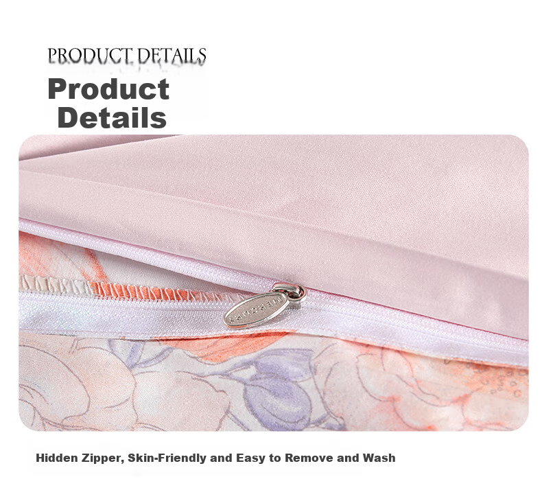 Shuixingjiafang Duvet Cover, Pure Cotton, 60 Count Long-Staple Cotton, Sateen Fabric, Bedding Cover, Single Size, 150x210cm 16