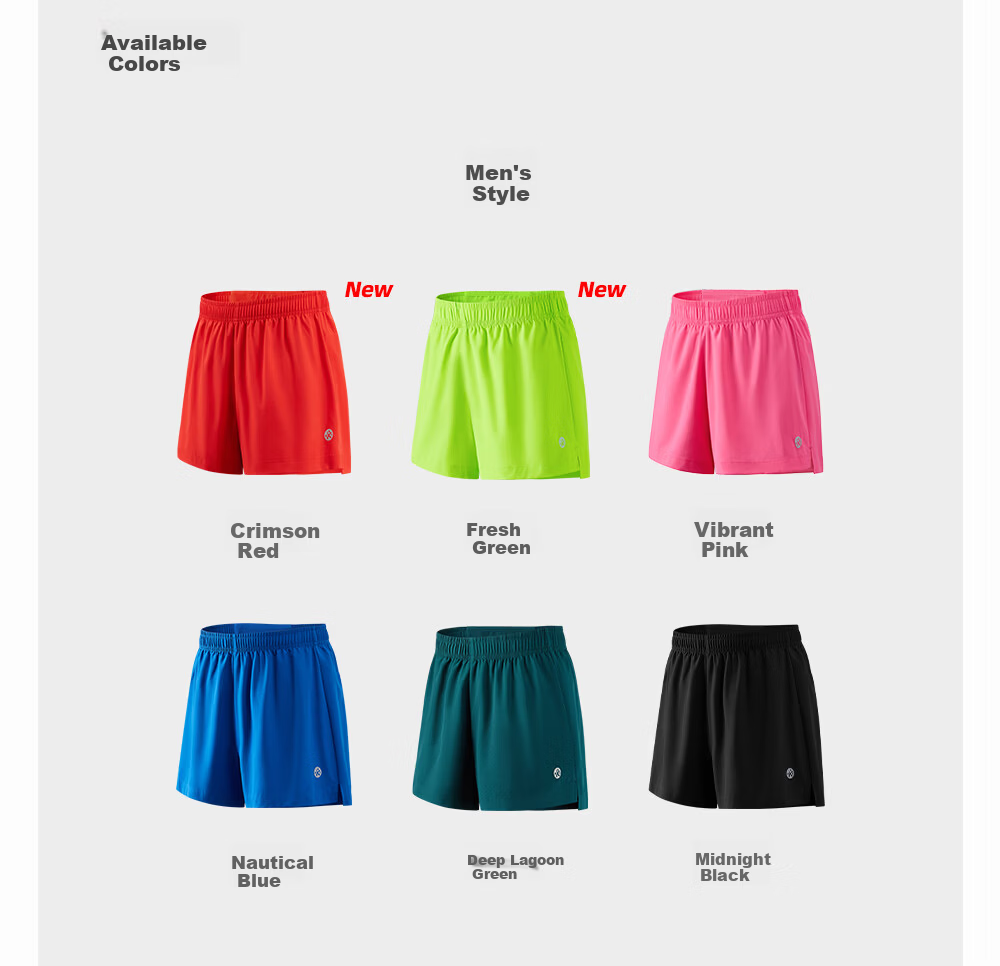 Bmai Marathon Racing Running Sports 2-Minute Men's and Women's Quick-Dry Lightweight Comfortable Anti-Chafing Shorts V2 Men 11