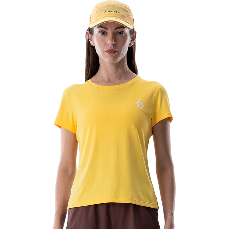 Feibit Training Short Sleeve | Women's Summer Round Neck Quick-Dry Antibacterial Breathable Silver Ion T-Shirt Sports Running Top