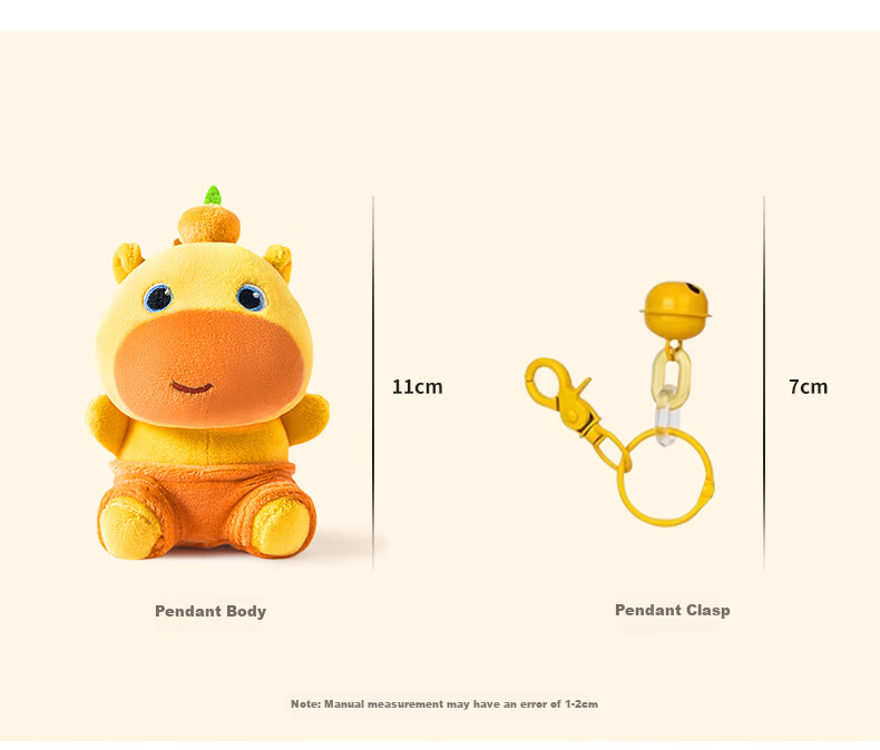 Imiwa Authentic Capybara Lulu Plush Doll Backpack Pendant Keychain 520 Gift for Girlfriend Girls 3