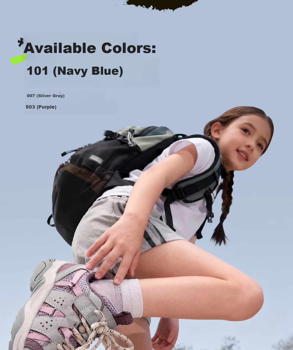 Camel Kids Outdoor Casual Shoes Spring Summer Mesh Breathable Non-slip Hiking Shoes Fashion Colorblock for Older Children 15