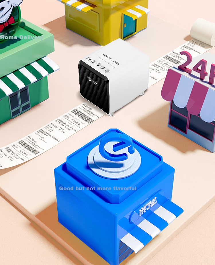 Daqu Smart Takeout Printer Meituan JD Douyin Eleme Taoshangou Seconds Delivery Fully Automatic Order Receipt Bluetooth Wireless Cloud Printer P7 WIFI White 7