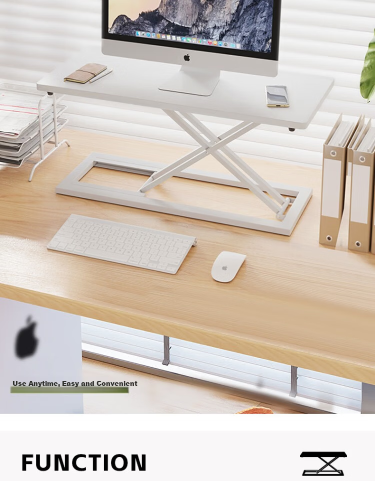 Qiyinge Standing Workbench Desktop Computer Desk Height Adjustable Laptop Office Desk Table 6