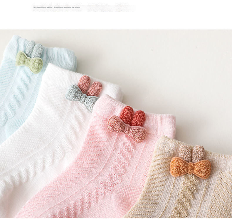 JOYNCLEON Baby Socks Summer Thin Newborn Infant Children's Cute Mid-Calf Cotton Socks Jyf18312 7