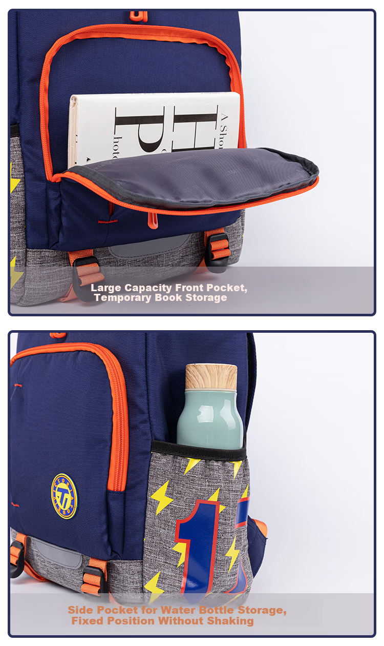 VICTORIATOURIST Lightweight Middle School Girls Backpack High Capacity Stylish 3-6 Grade Student School Bag 13