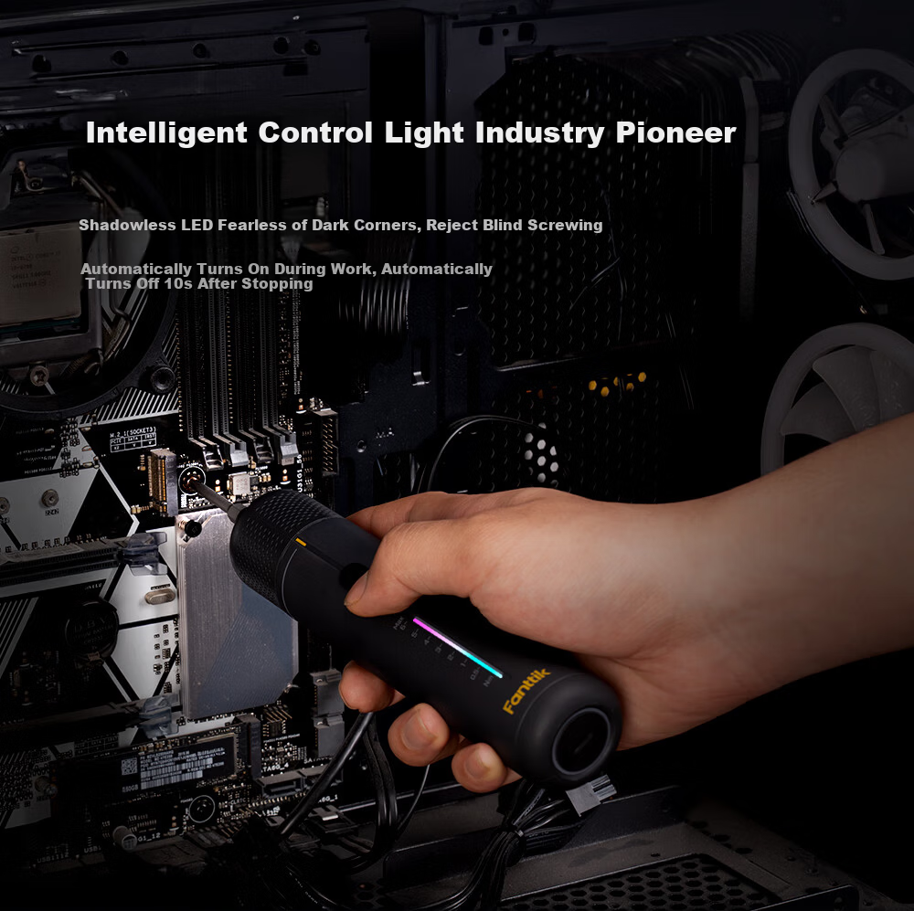 Fanttik S2 Pro Straight Handle Electric Screwdriver Multifunctional 7-Speed Adjustable Household Furniture Assembly Screwdriver 21