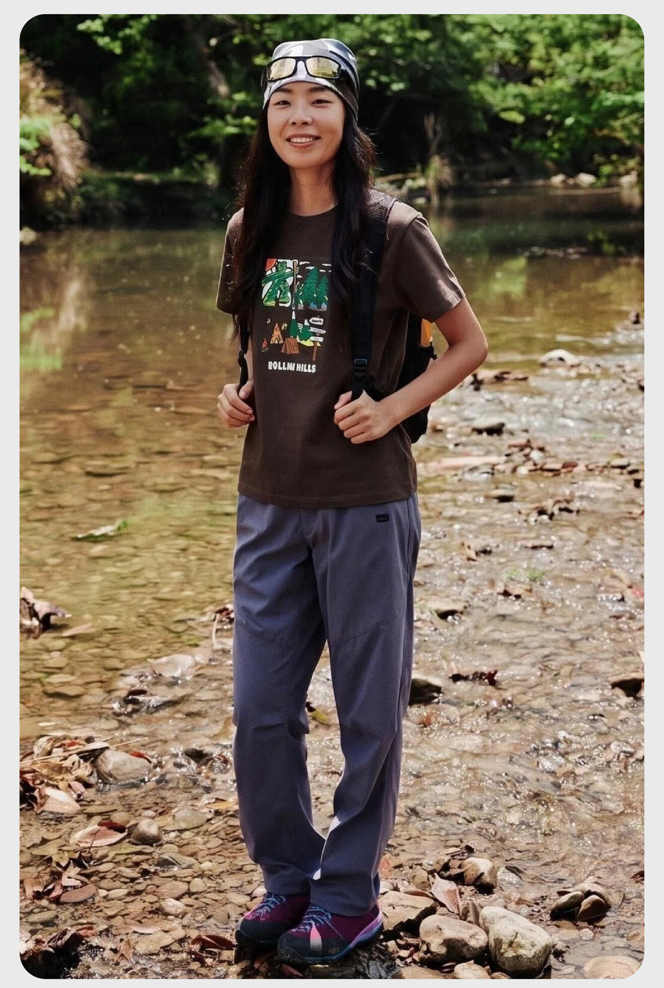 Naturehike Outdoor Hiking Quick-Dry Printed T-Shirt for Women, Round Neck Sports Tee, Women's and Kids' Matching Set 5