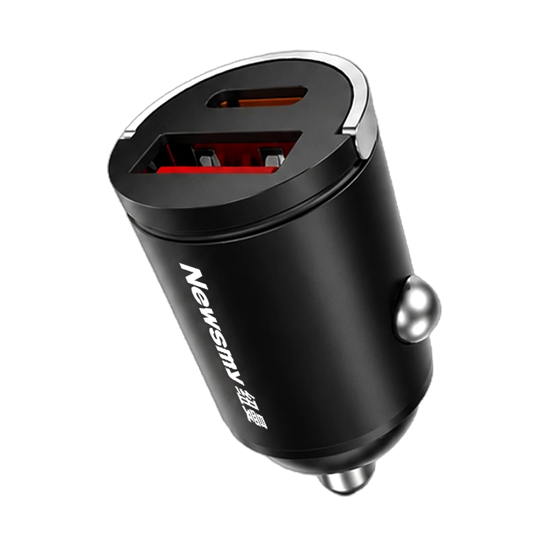 Newman 100W Car Charger Super Fast Charging Cigarette Lighter Adapter Dual Port PD Quick Charge Compatible with Apple 17 Huawei Xiaomi Converter