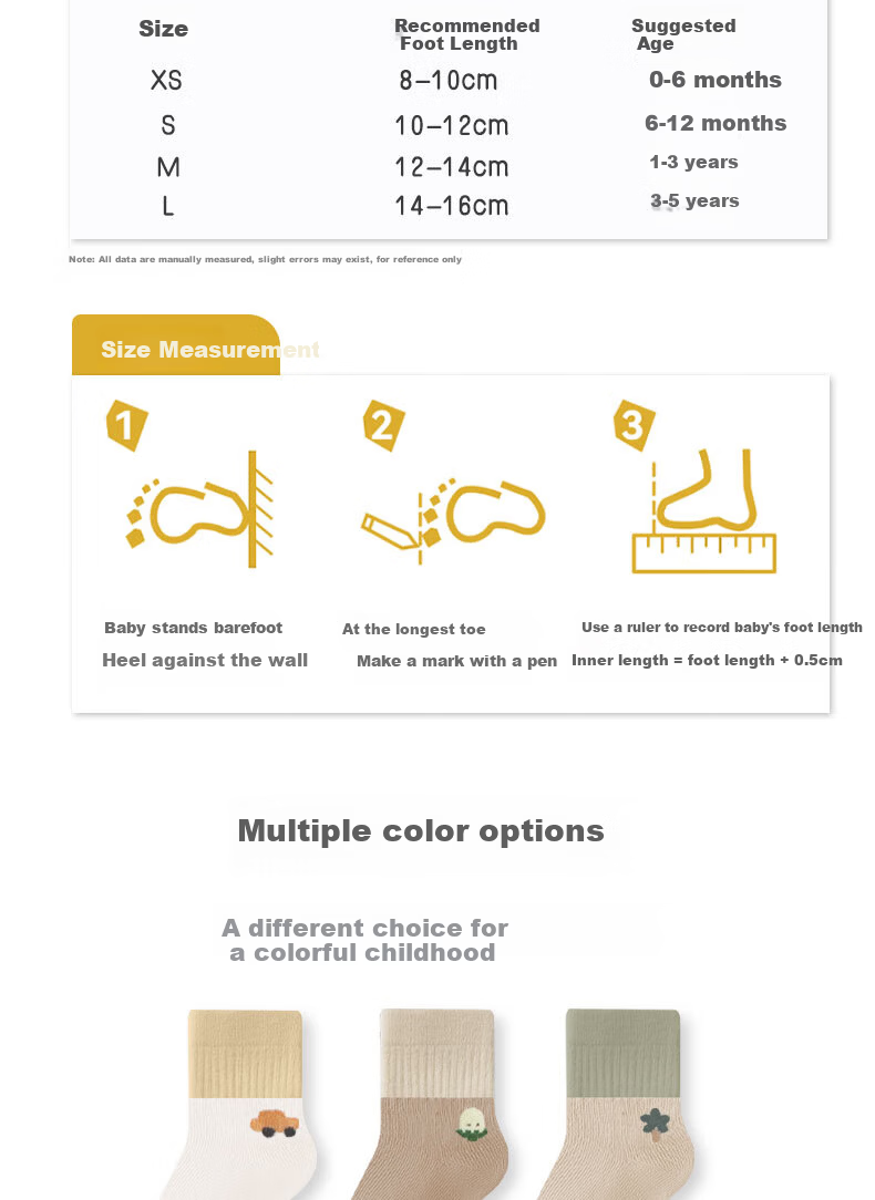 JOYNCLEON Baby Socks Spring Summer Newborn Infant 0-3 Months Seamless Non-Binding Mid-Calf Socks Unisex Baby Jyf201029 10