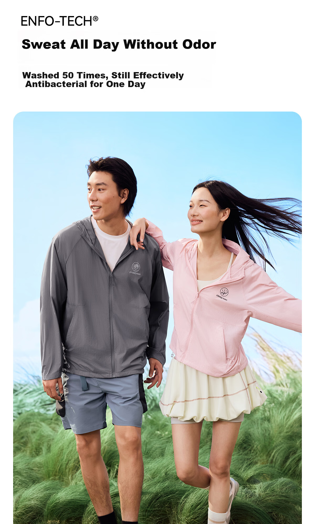 Xiongmao [Ice Stick 3.0], Liu Yifei's Same Style Sun Protection, for Men And Women, Spring And Summer New Ice-Cool Breathable Original Yarn UPF90 Jacket 5081 12