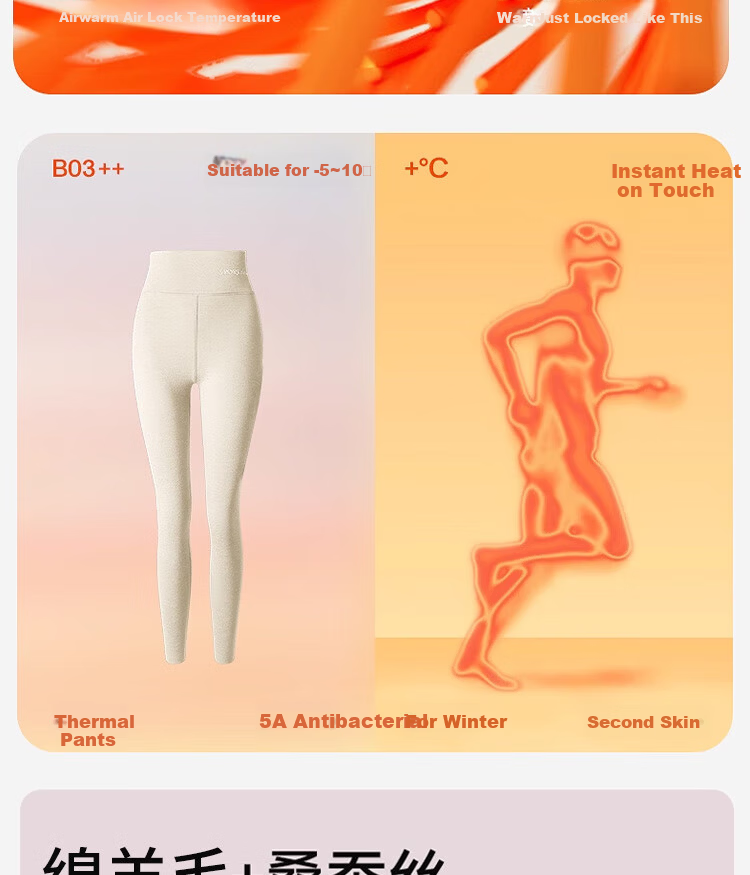 GRACEWELL Plus Size Women's Thermal Leggings Autumn Pants Wool Silk Loose Winter Bottoms for Up to 200 Jin 6